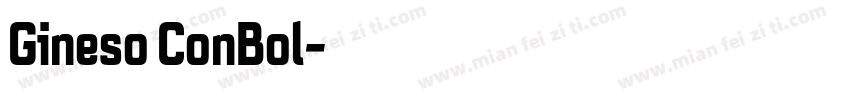 Gineso ConBol字体转换